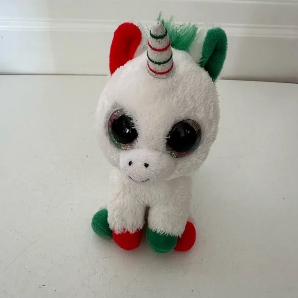 Toys Ty Beanie Boos Collection Candy Cane The White Christmas